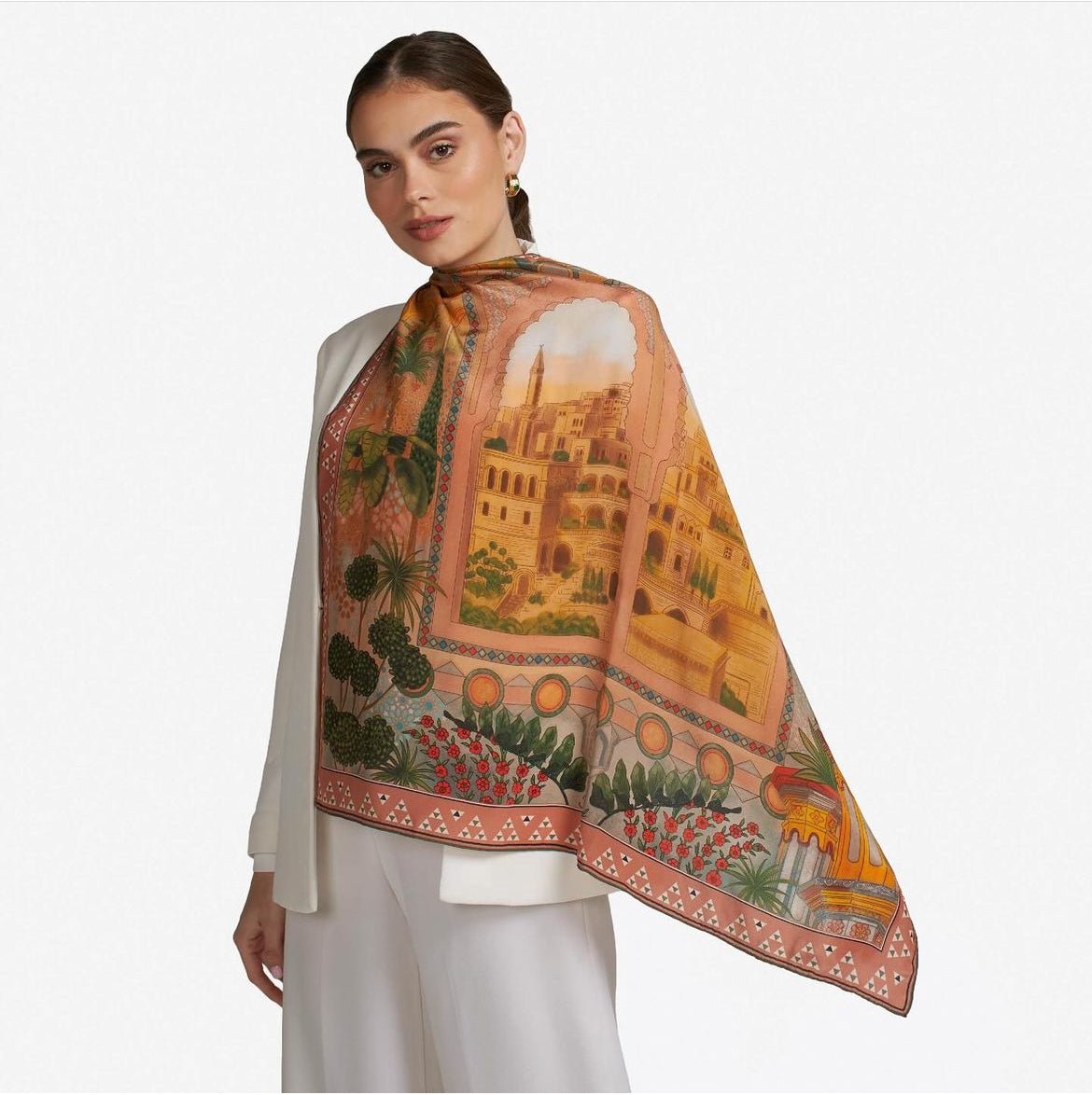 PS1003 MANDALOUN - FOULARD - MIRA Y MANO