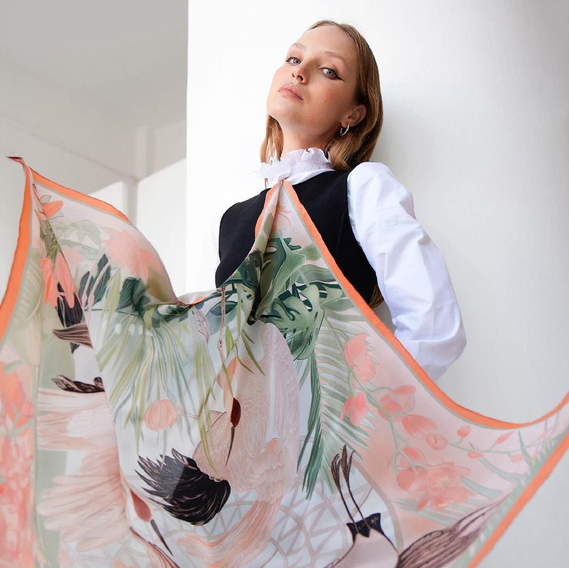 PS1004 TAIR SQUARED - FOULARD - MIRA Y MANO