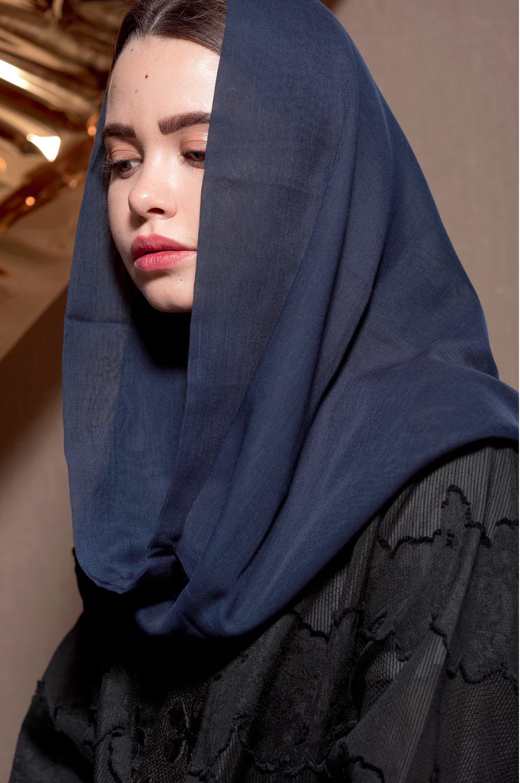 VOILE SNOOD NAVY - HAALINC. - MIRA Y MANO