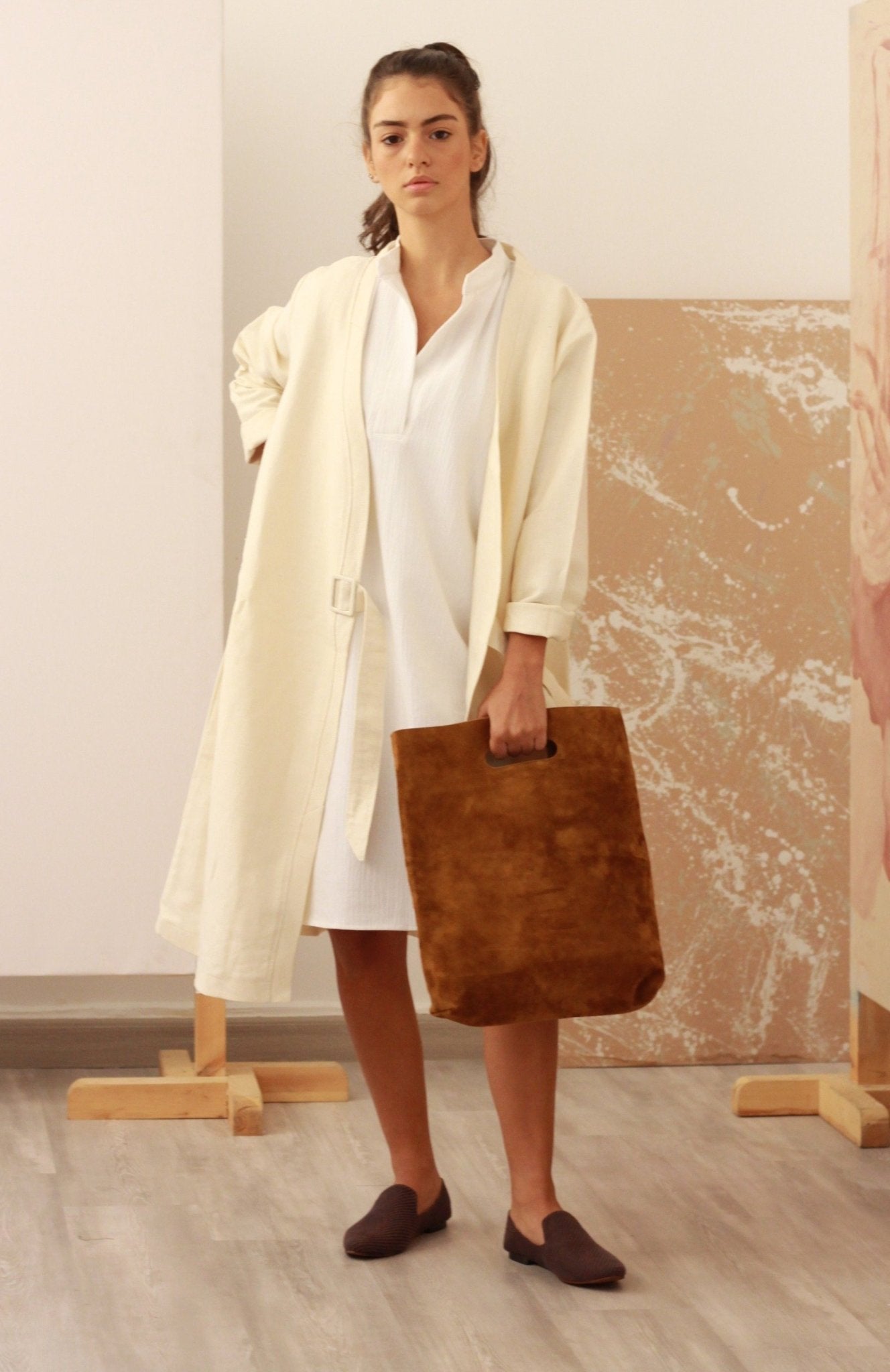 NOON BAG - DATE BROWN - RAMLA - MIRA Y MANO