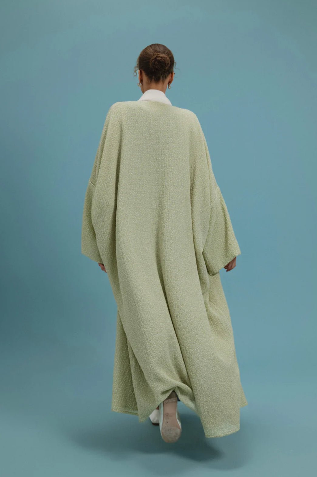 THALIA PISTACHIO ABAYA - 1309 - MIRA Y MANO