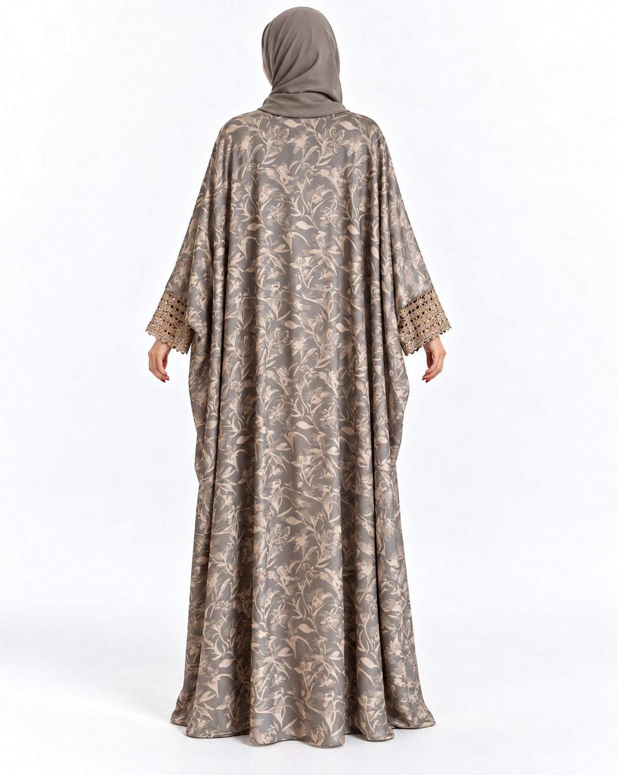 QTR QM43 Dark Goldenrod Crepe Abaya