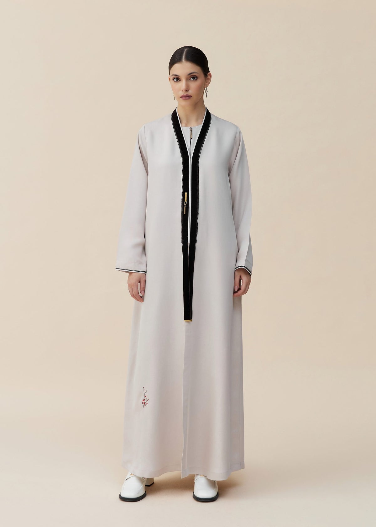 CODE-0430 – عباية بيج – صورة المنتج 1