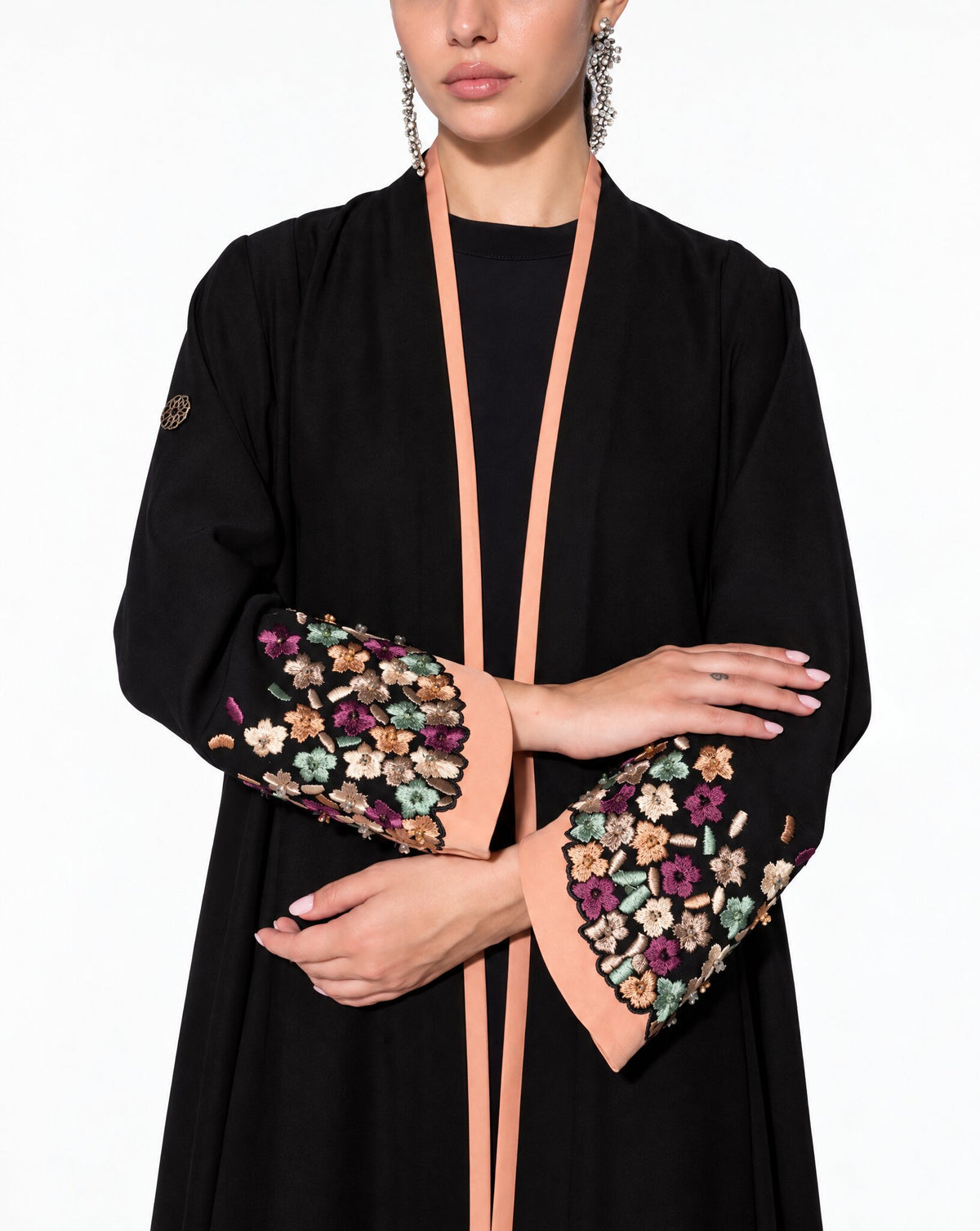 MS6-76 - Black Crepe Abaya
