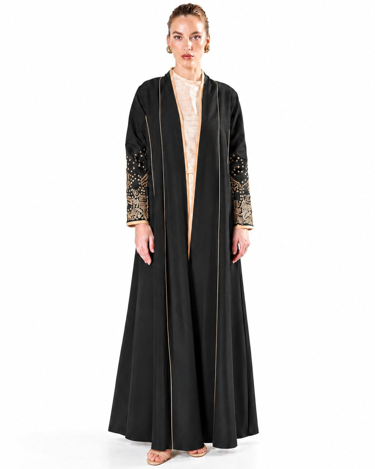 MS5-188 - Black Crepe Abaya