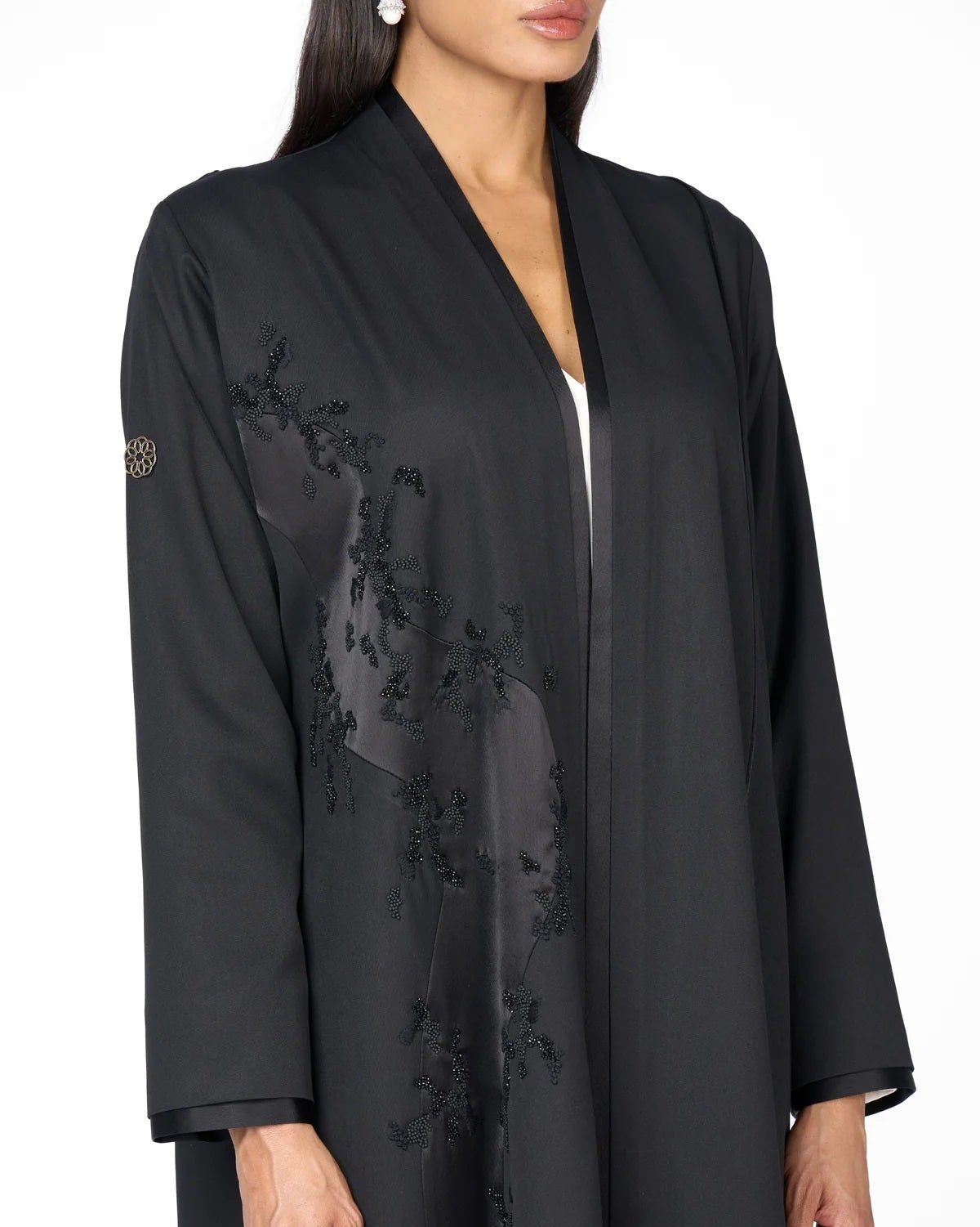 MS6-111 - Black Crepe Abaya