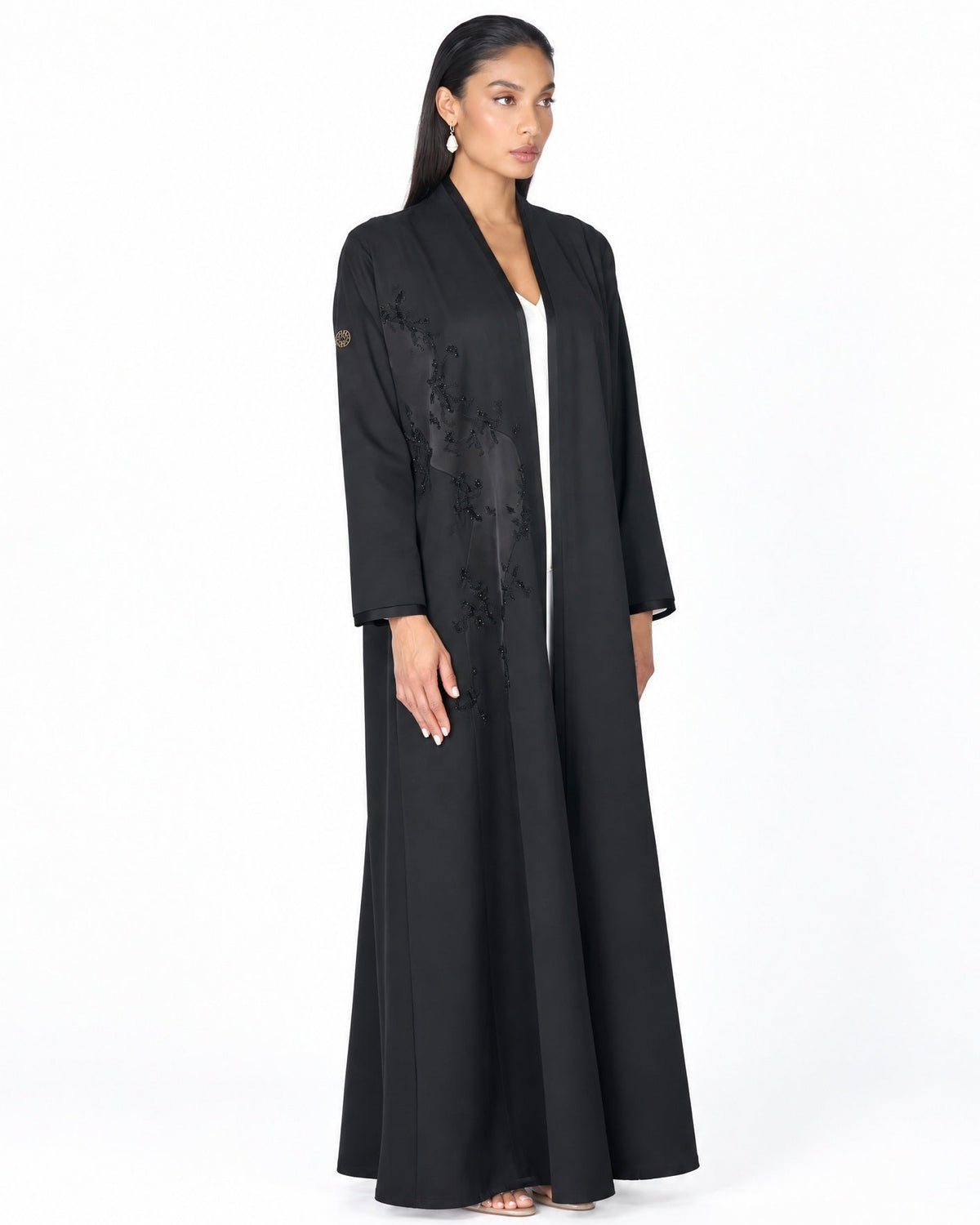 MS6-111 - Black Crepe Abaya