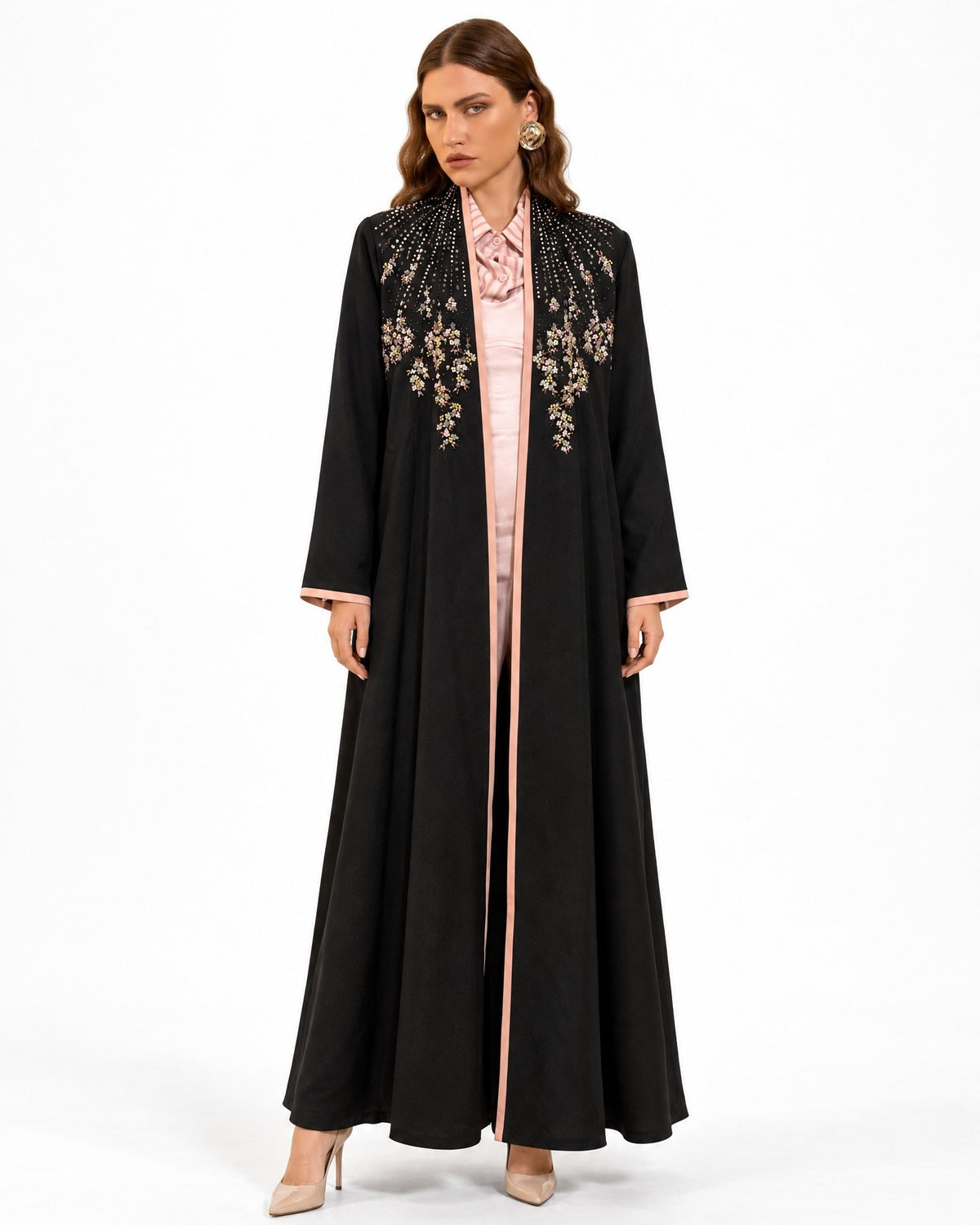 MS6-78 - Black Crepe Abaya
