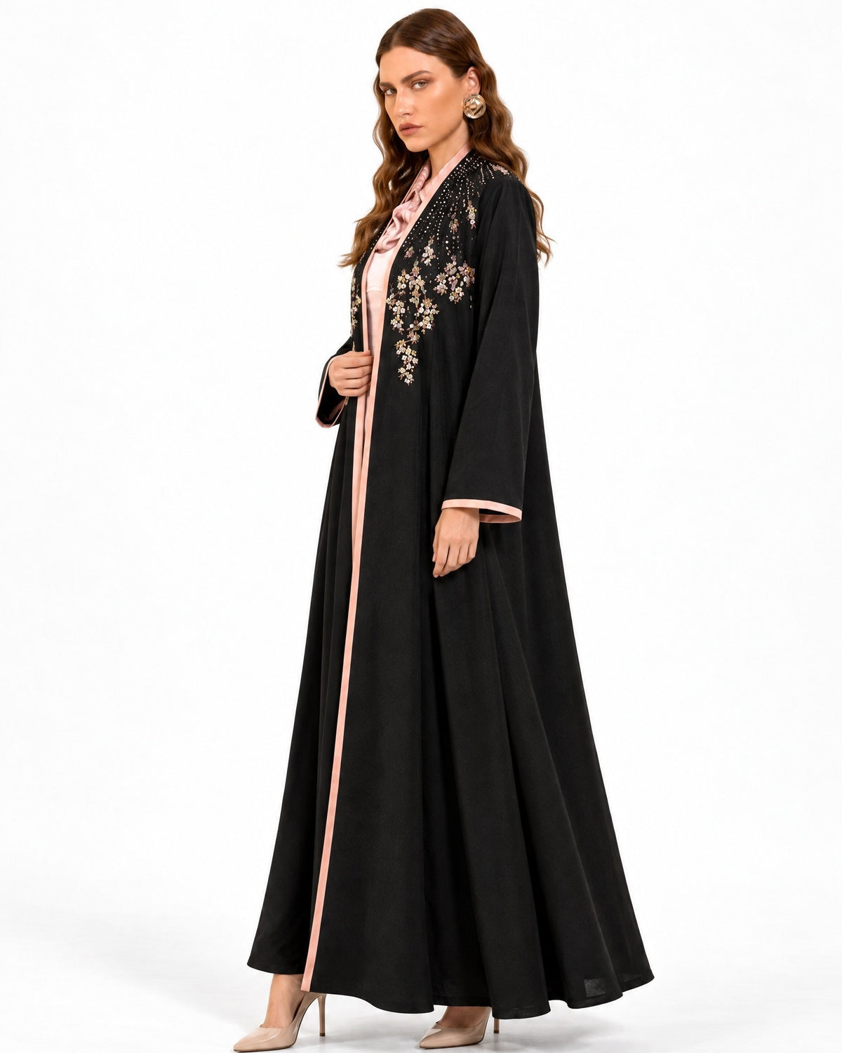 MS6-78 - Black Crepe Abaya