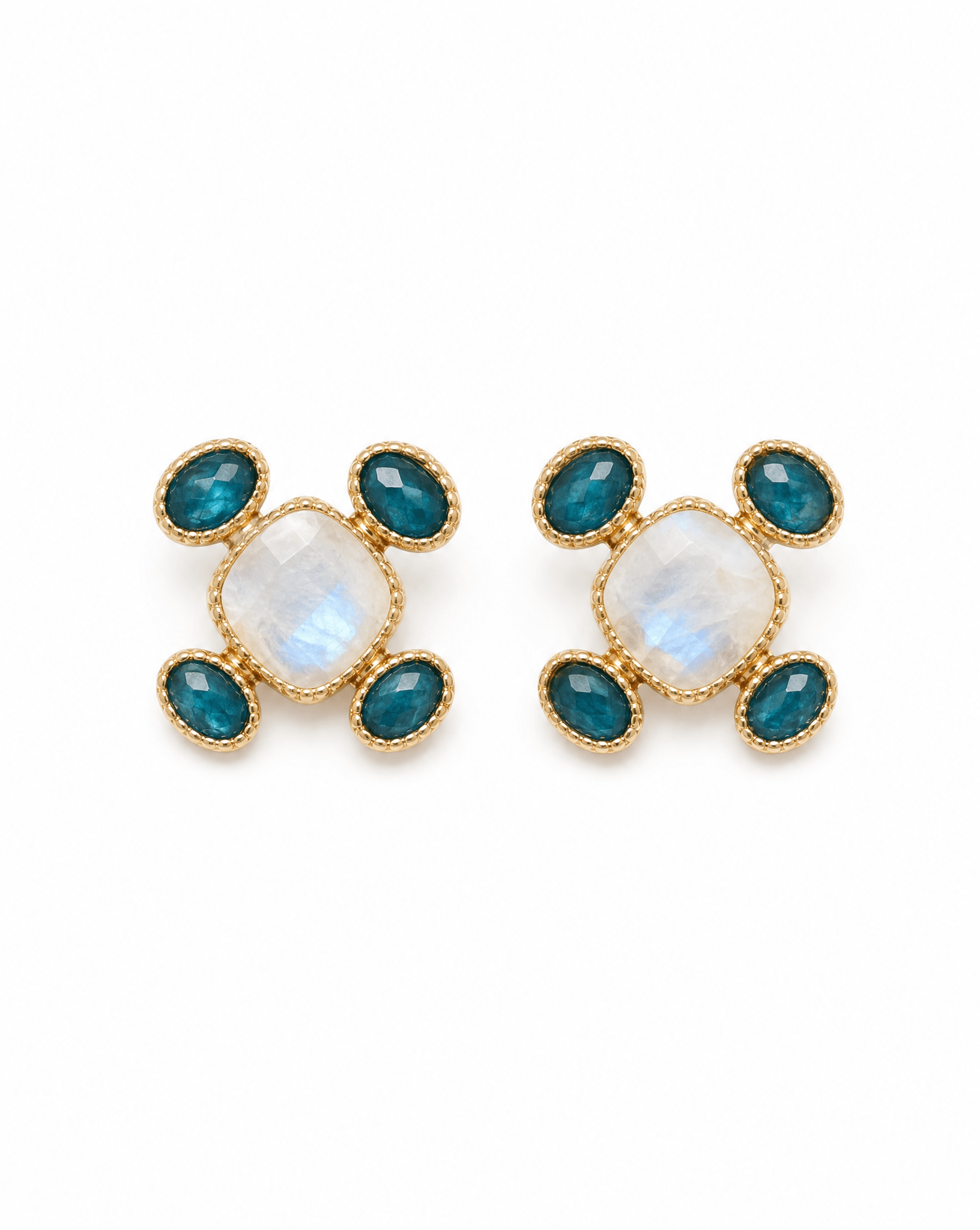 E012-BL EARRINGS - AFFLUENT BY MAI - MIRA Y MANO