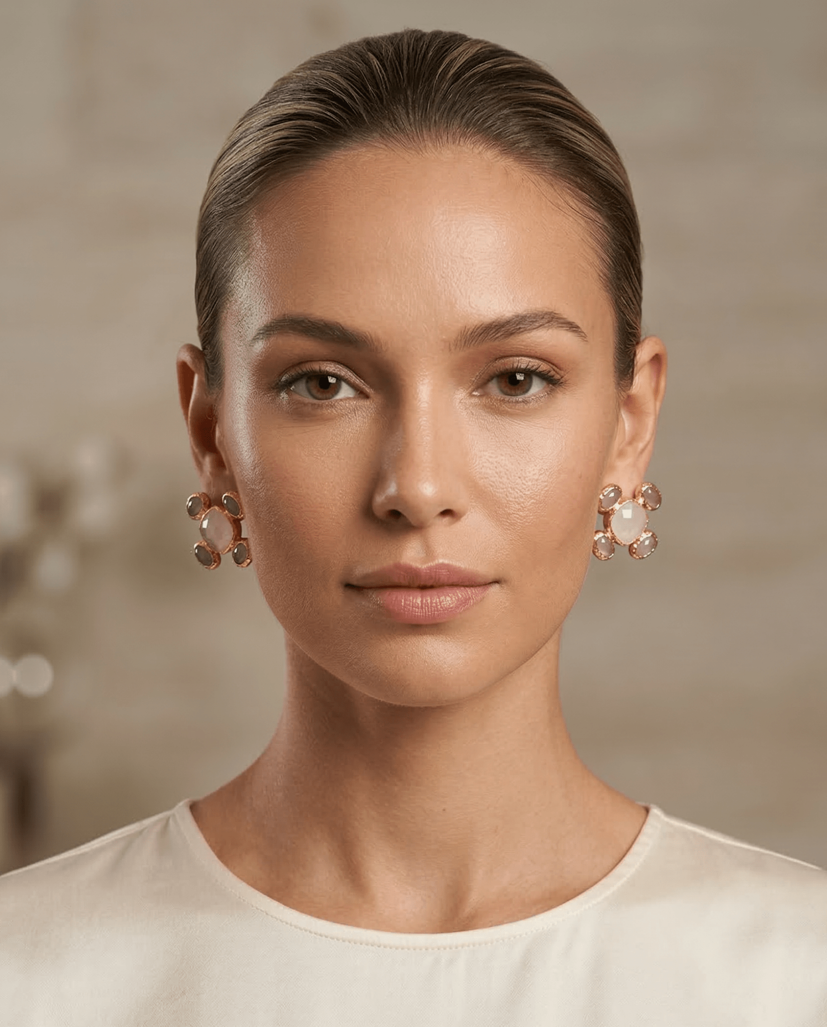 E012 - PK EARRINGS - AFFLUENT BY MAI - MIRA Y MANO