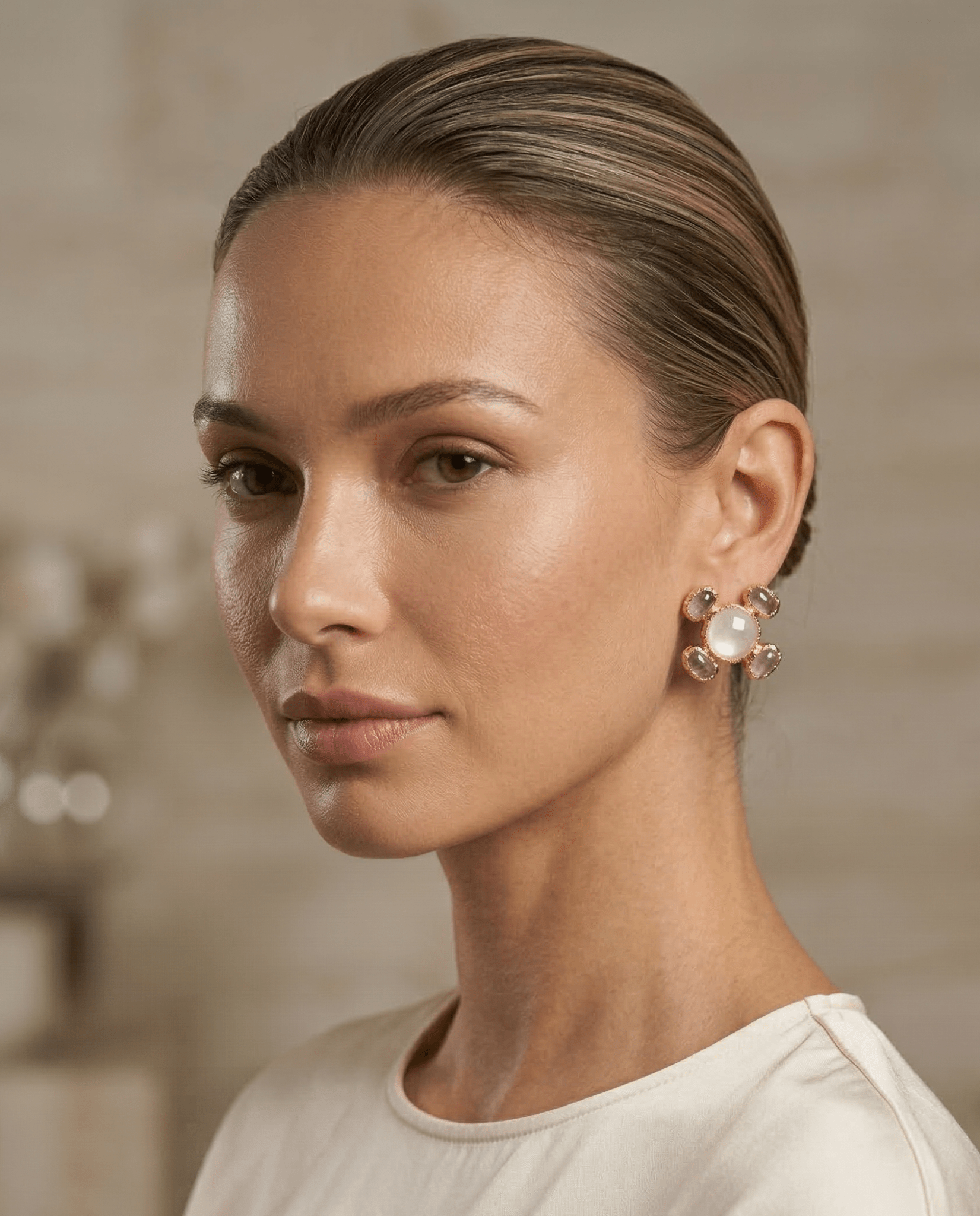 E012 - PK EARRINGS - AFFLUENT BY MAI - MIRA Y MANO