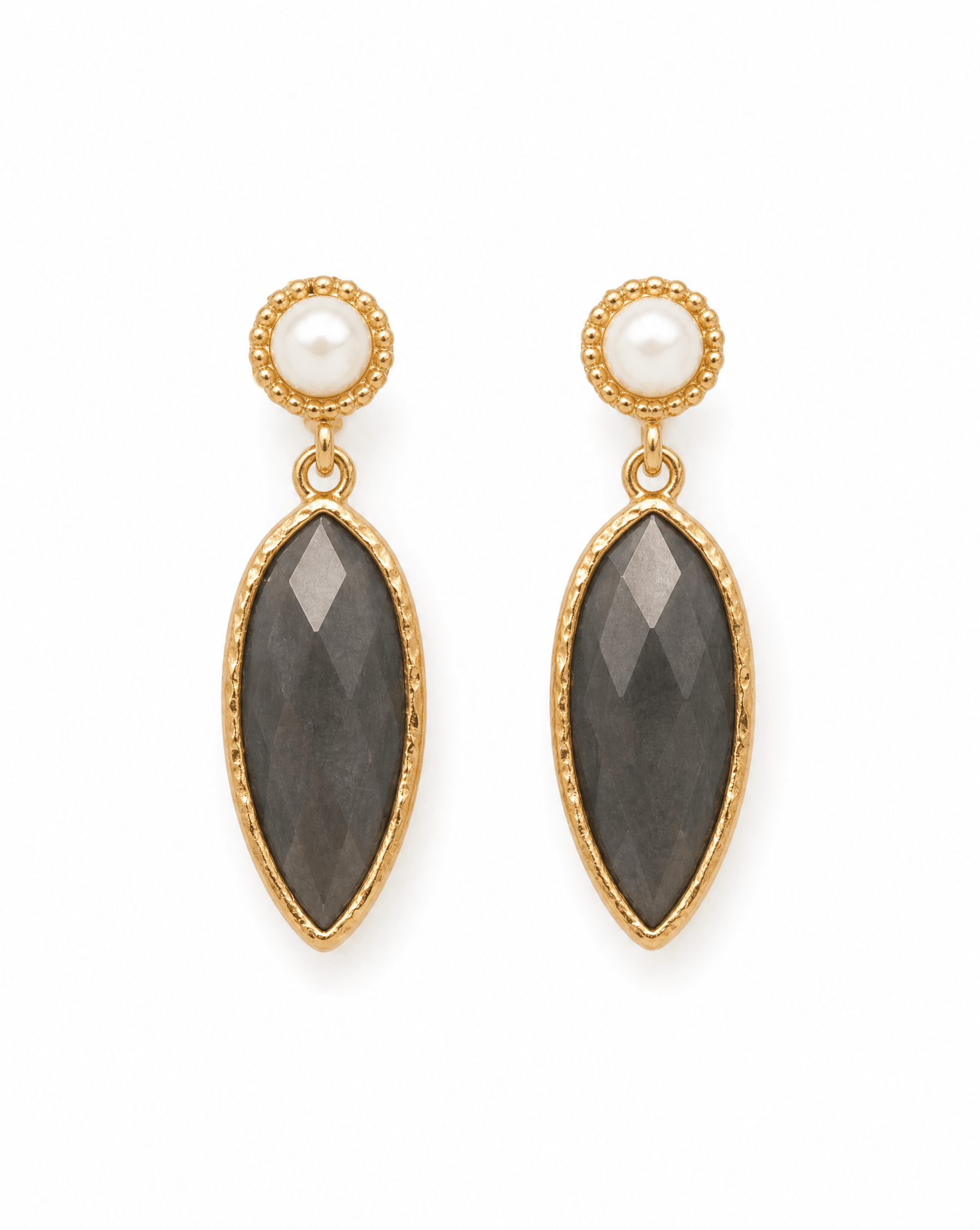 E013-GR EARRINGS - AFFLUENT BY MAI - MIRA Y MANO
