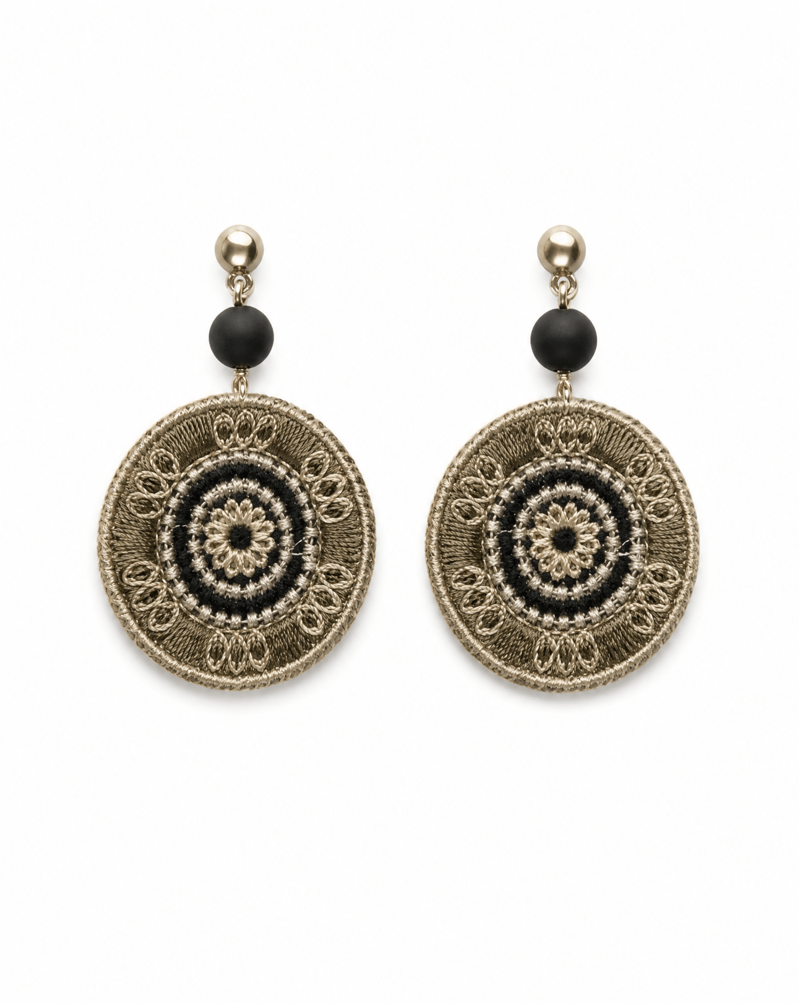 E014-GR EARRINGS - AFFLUENT BY MAI - MIRA Y MANO