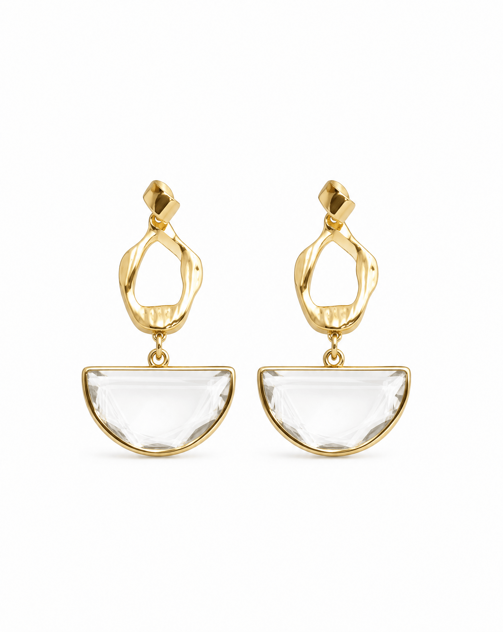 E022-CR EARRINGS - AFFLUENT BY MAI - MIRA Y MANO