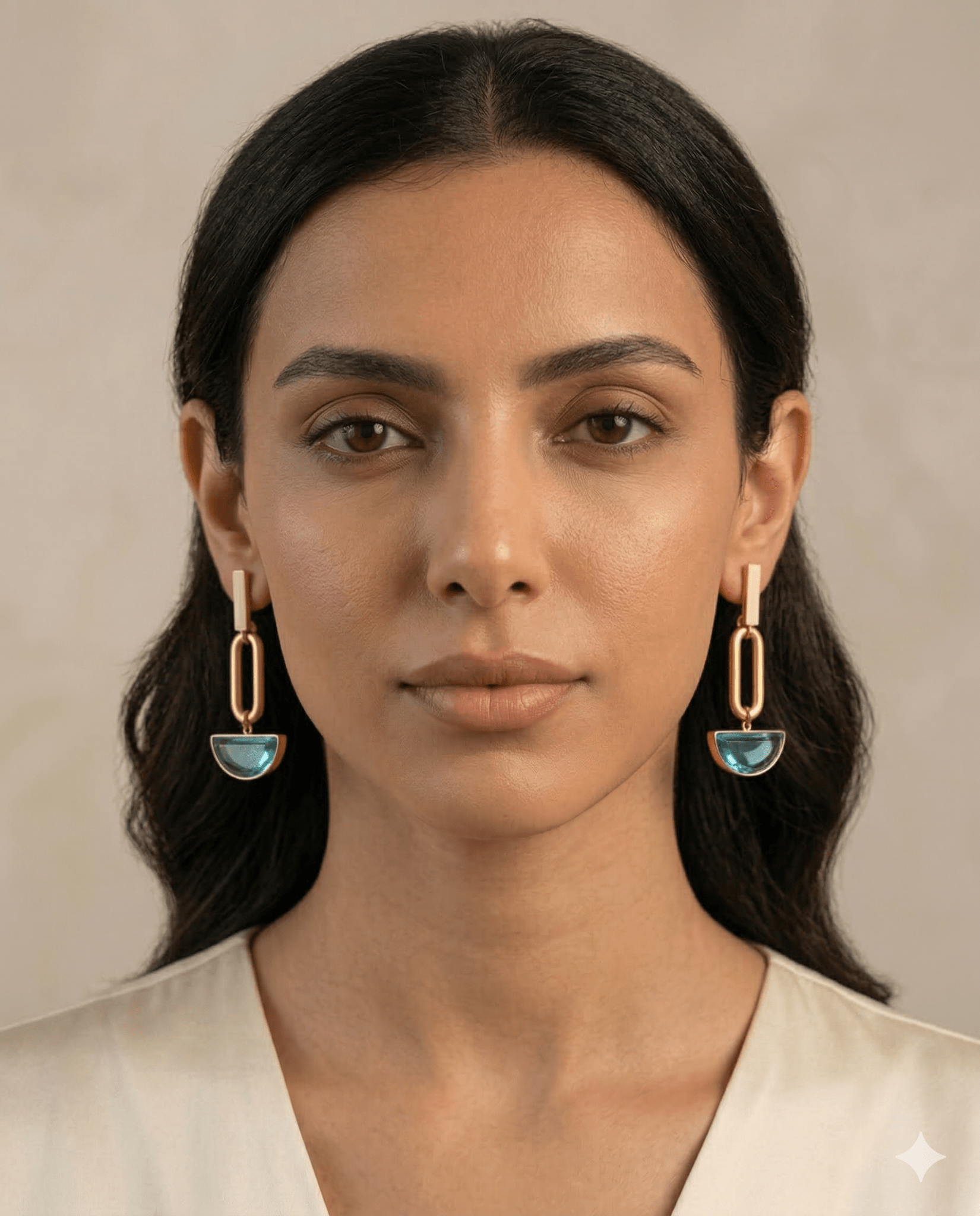 E026 - LG EARRINGS - AFFLUENT BY MAI - MIRA Y MANO