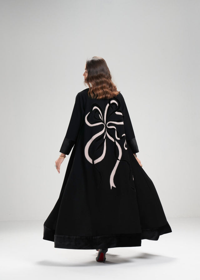 404 ABAYA SET - AL ASWAD - MIRA Y MANO