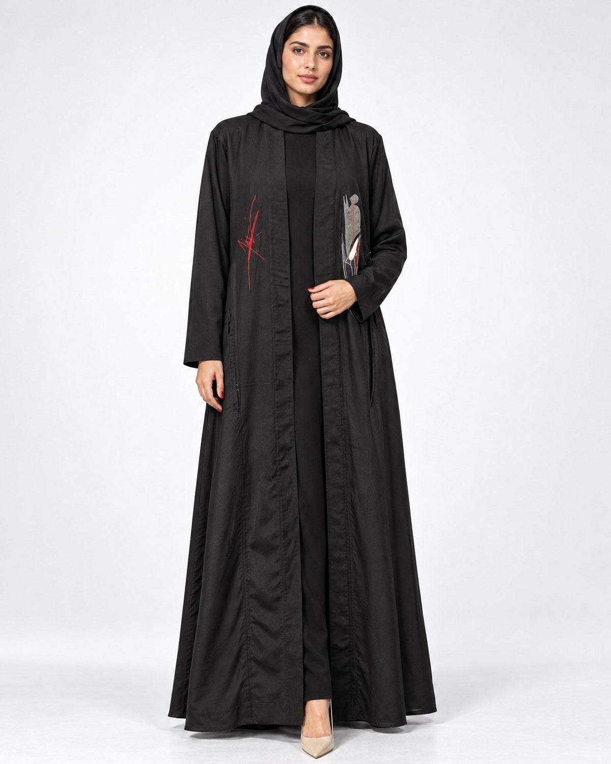 Aliya2 – طقم عباية أسود – صورة المنتج 1