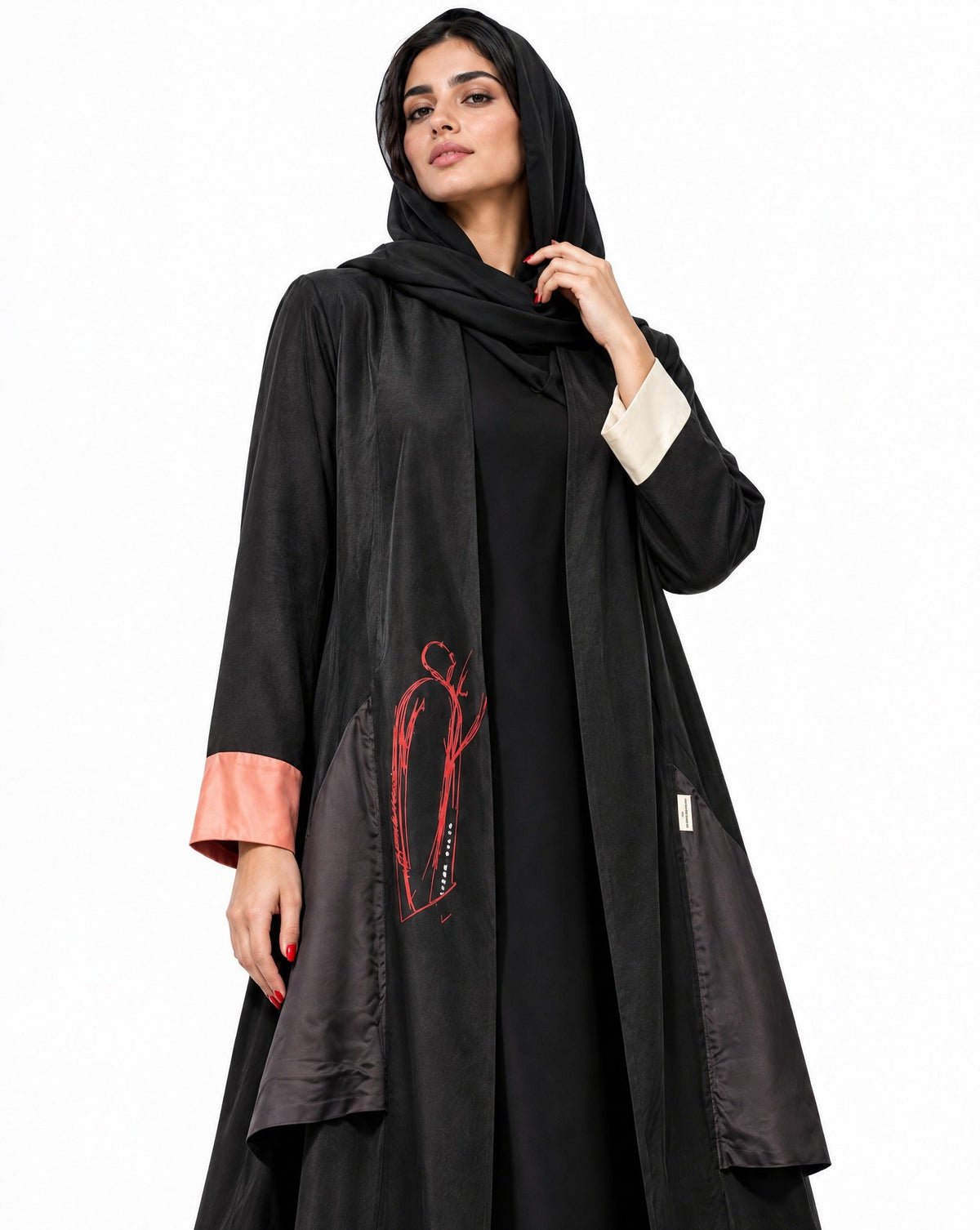 NEW HURIYA ABAYA SET - AMBER FEROZ - MIRA Y MANO