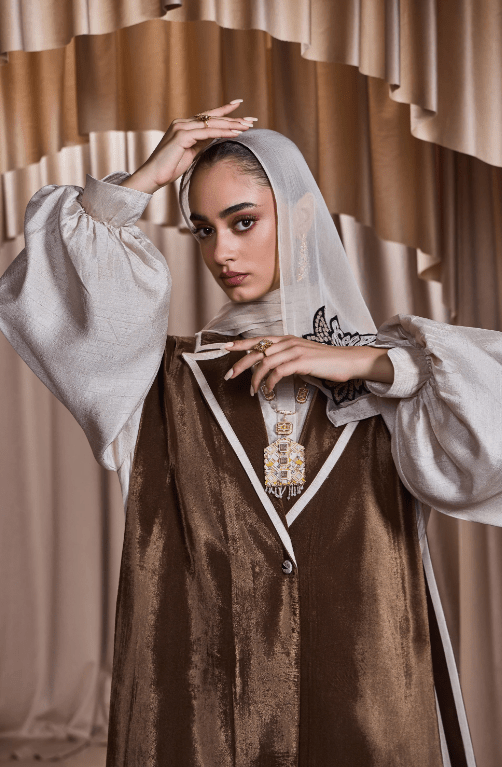 AIMAN ABAYA SET - AMORE MIO BY HITU - MIRA Y MANO