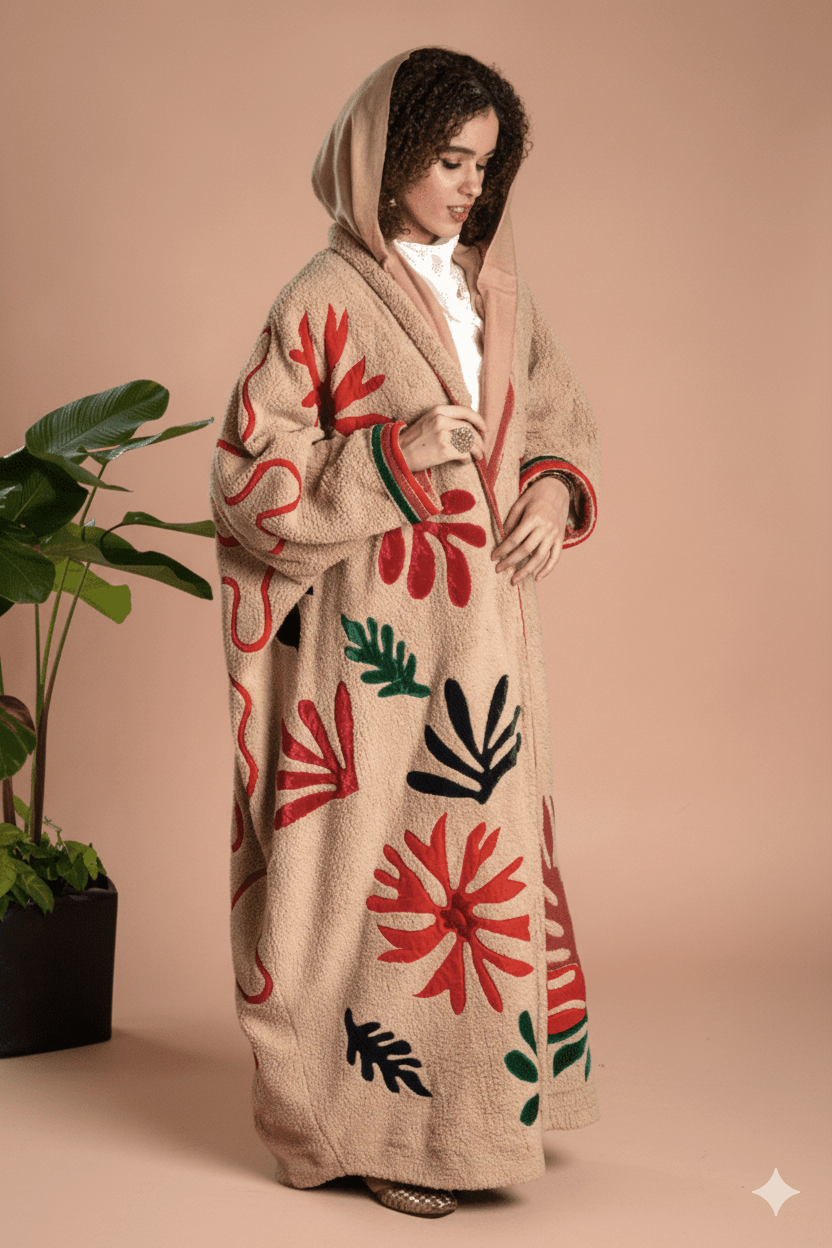 GHINA ABAYA - AMORE MIO BY HITU - MIRA Y MANO