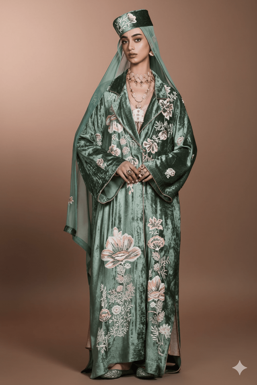 IHSAN ABAYA SET - AMORE MIO BY HITU - MIRA Y MANO