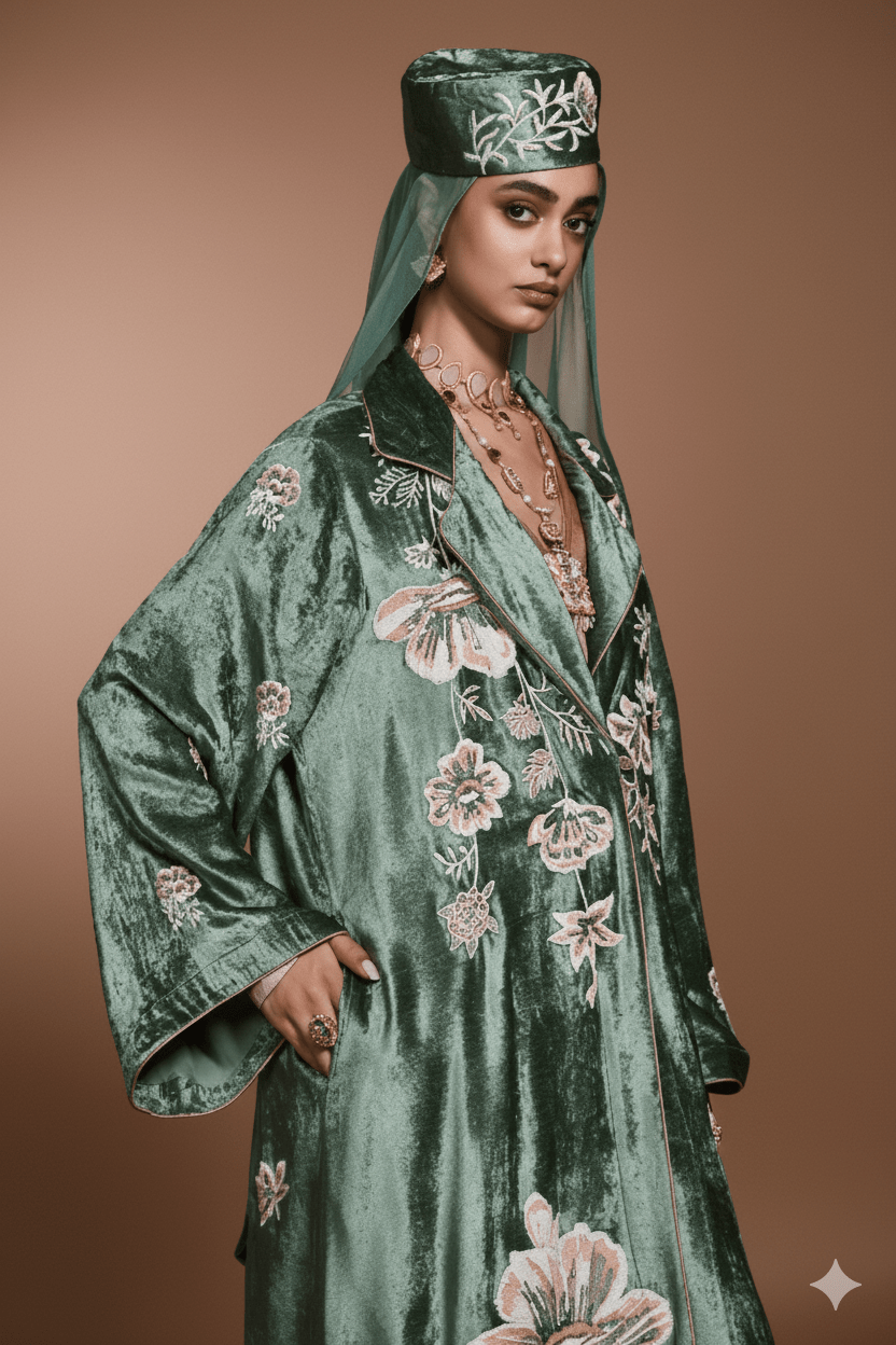 IHSAN ABAYA SET - AMORE MIO BY HITU - MIRA Y MANO