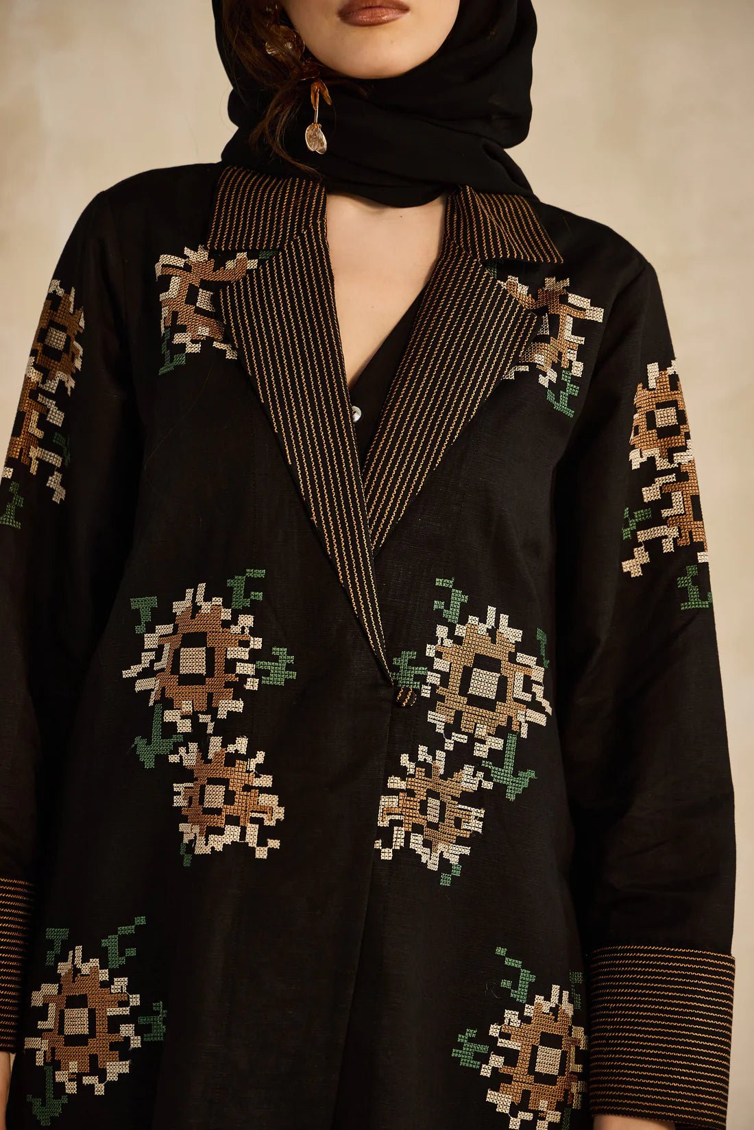 IKHLAS ABAYA COAT - AMORE MIO BY HITU - MIRA Y MANO