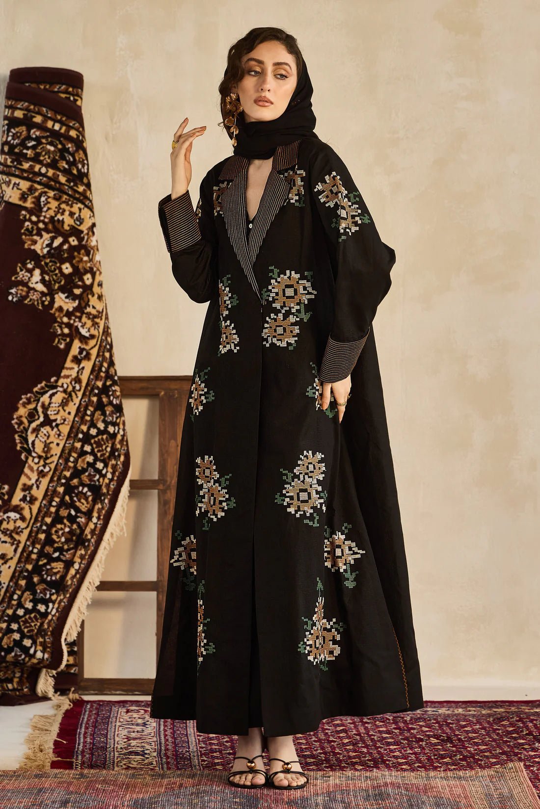 IKHLAS ABAYA COAT - AMORE MIO BY HITU - MIRA Y MANO