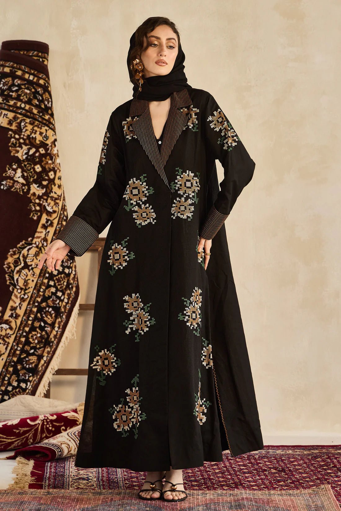 IKHLAS ABAYA COAT - AMORE MIO BY HITU - MIRA Y MANO
