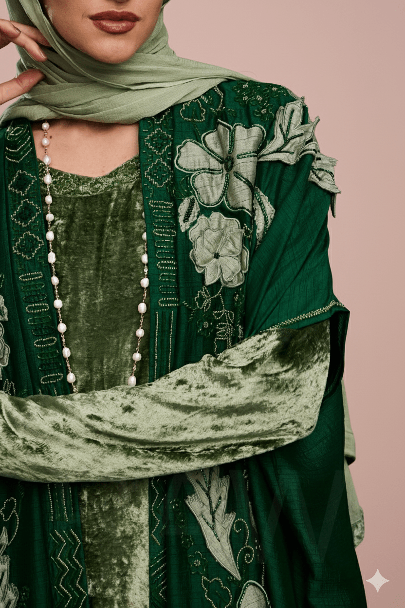 LN - 19 ABAYA SET - AMORE MIO BY HITU - MIRA Y MANO