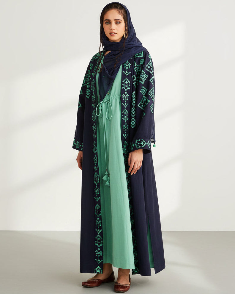MALAK ABAYA SET - AMORE MIO BY HITU - MIRA Y MANO