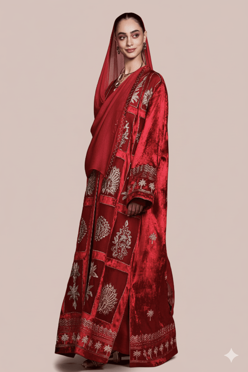 NEHMAT ABAYA SET - AMORE MIO BY HITU - MIRA Y MANO