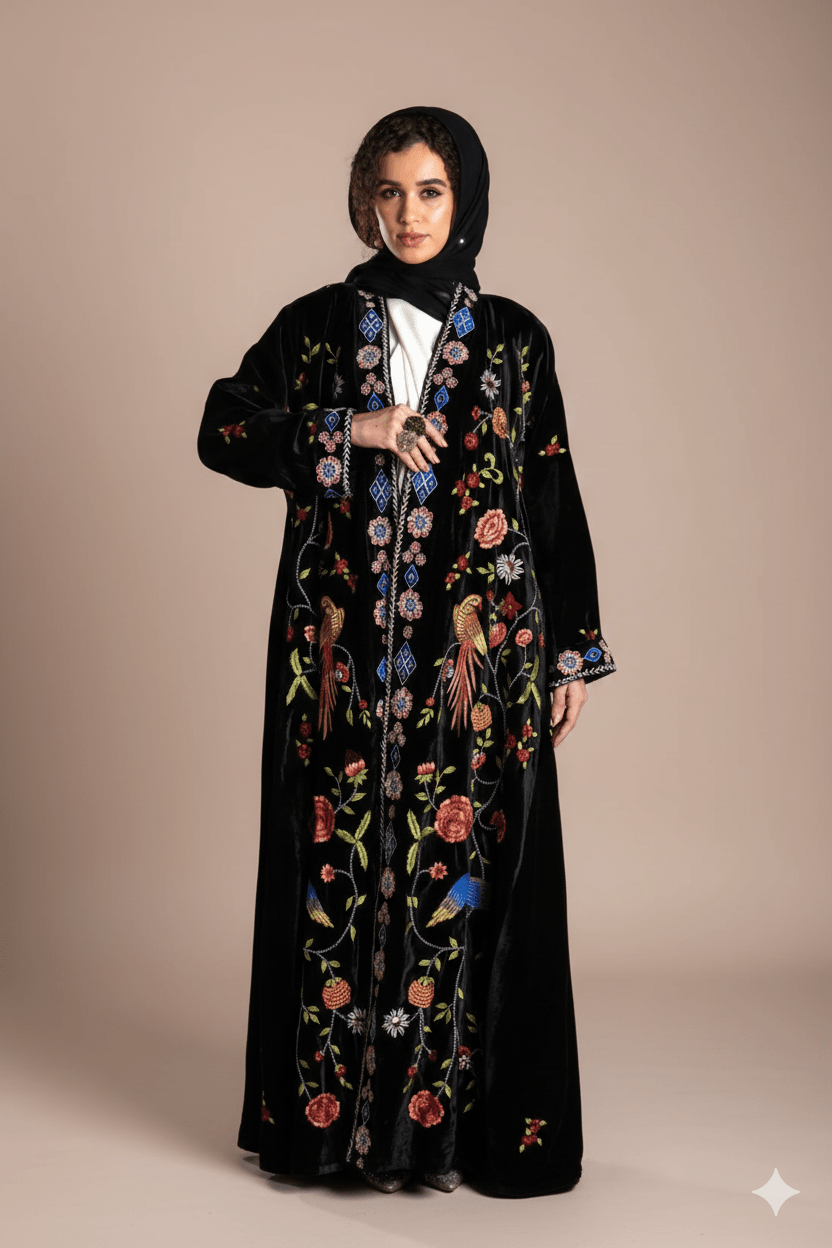 NURHAN ABAYA - AMORE MIO BY HITU - MIRA Y MANO