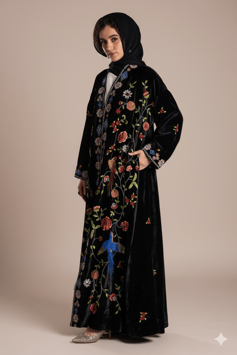 NURHAN ABAYA - AMORE MIO BY HITU - MIRA Y MANO