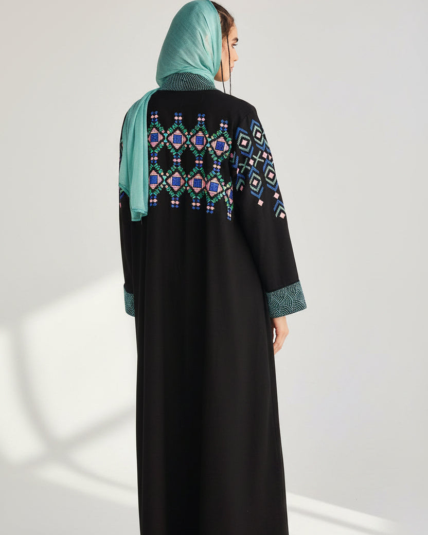 RABIYA ABAYA SET - AMORE MIO BY HITU - MIRA Y MANO