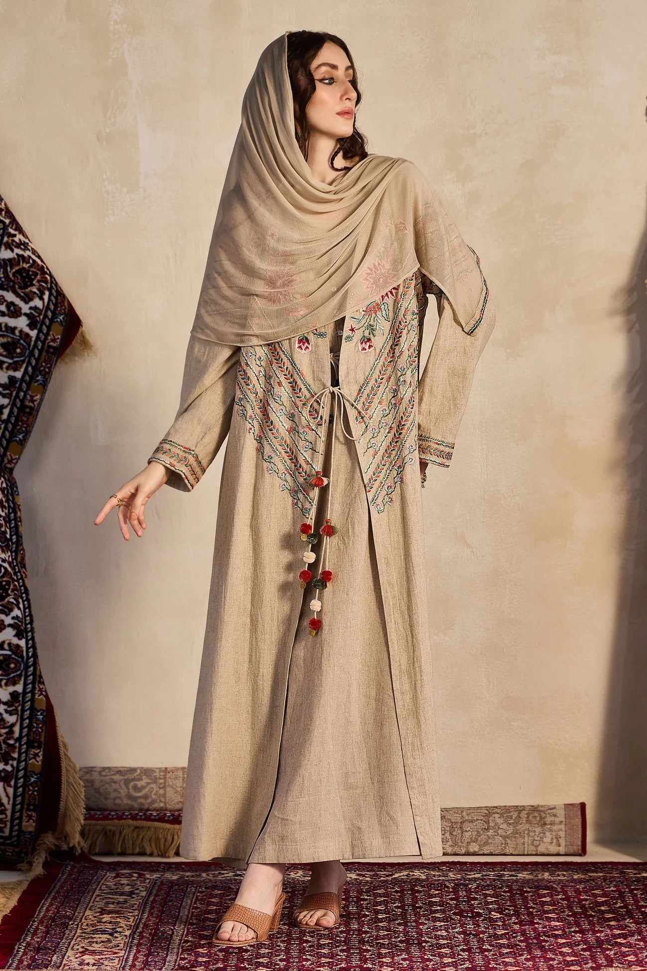 RAMNIZA ABAYA SET - AMORE MIO BY HITU - MIRA Y MANO