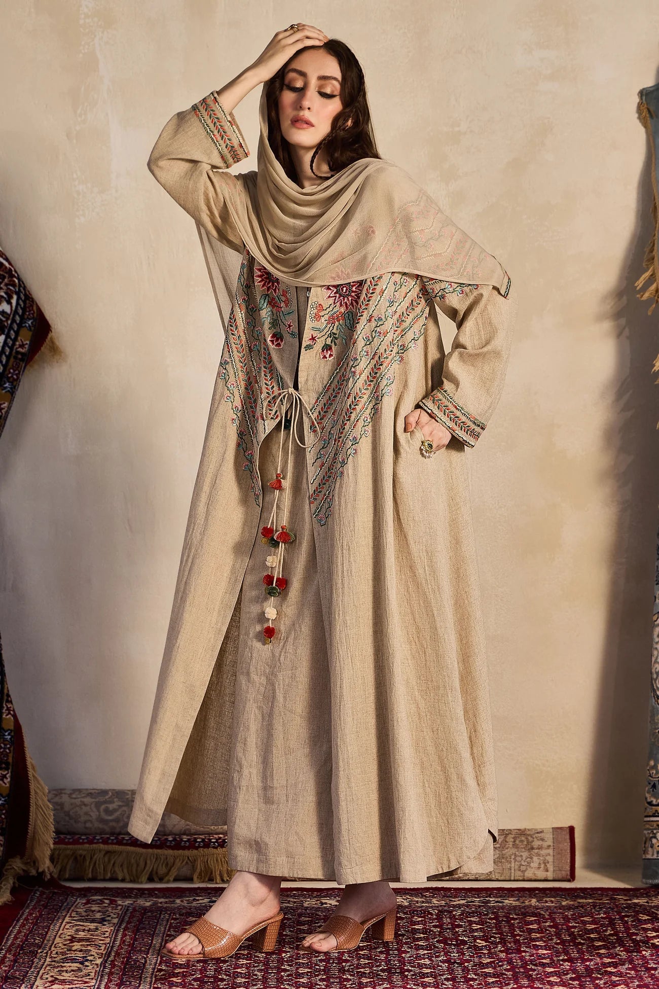 RAMNIZA ABAYA SET - AMORE MIO BY HITU - MIRA Y MANO