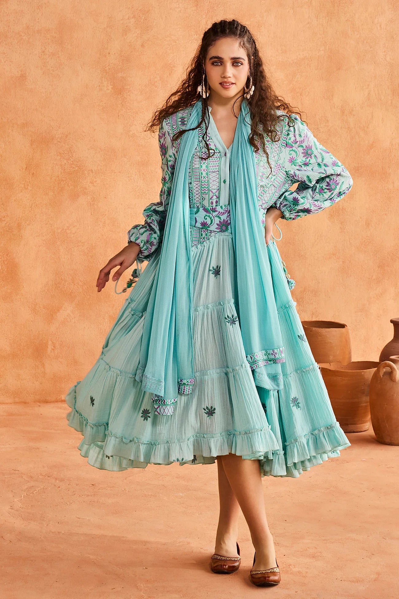 SABEEN KAFTAN - AMORE MIO BY HITU - MIRA Y MANO