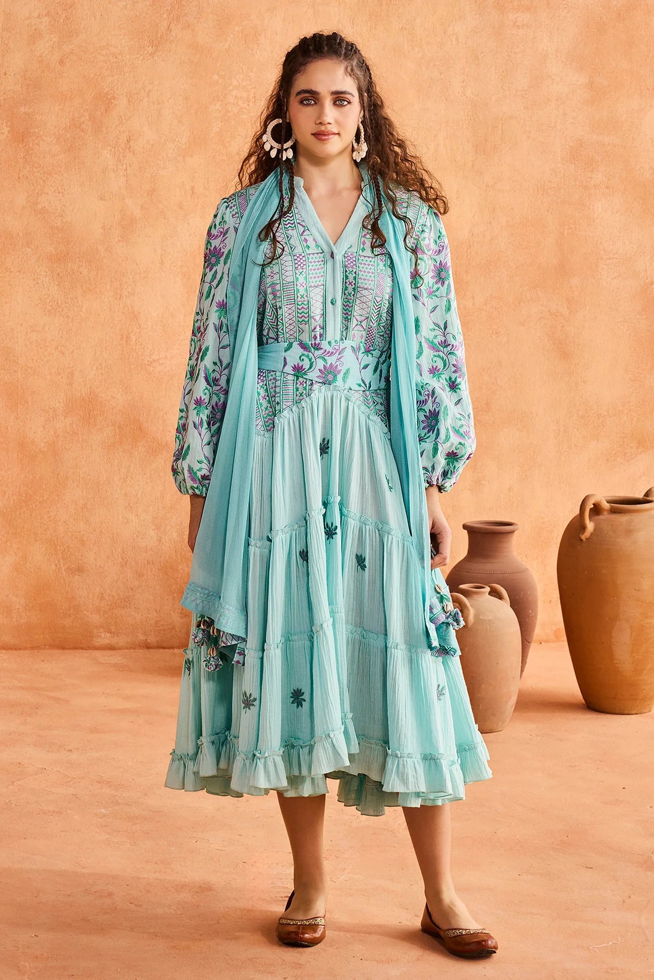 SABEEN KAFTAN - AMORE MIO BY HITU - MIRA Y MANO