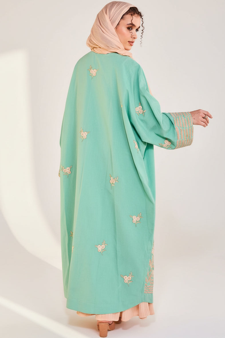 SOUMAYA  ABAYA SET - AMORE MIO BY HITU - MIRA Y MANO