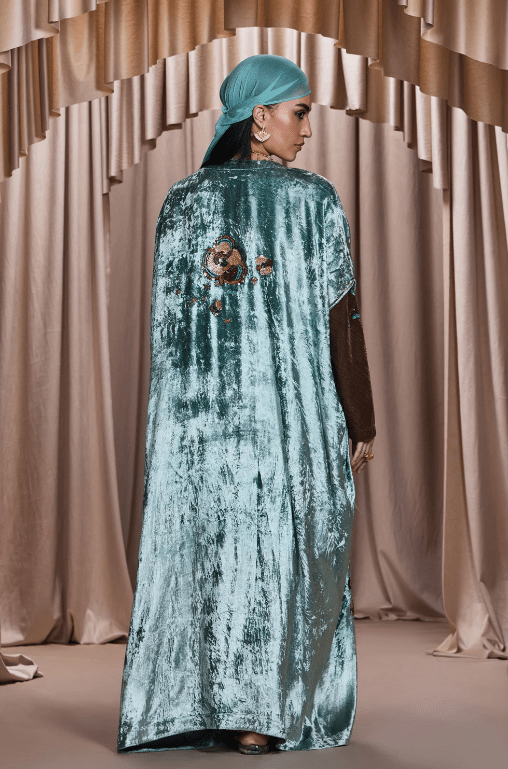 ZUWAINA ABAYA SET - AMORE MIO BY HITU - MIRA Y MANO