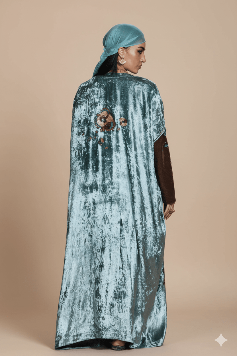 ZUWAINA ABAYA SET - AMORE MIO BY HITU - MIRA Y MANO