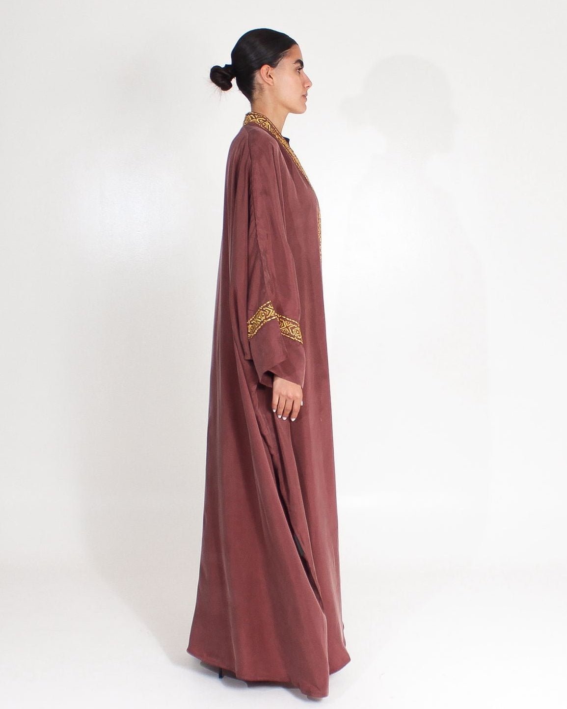 COBRA MEAT SILK ABAYA - ASDAF LINE - MIRA Y MANO
