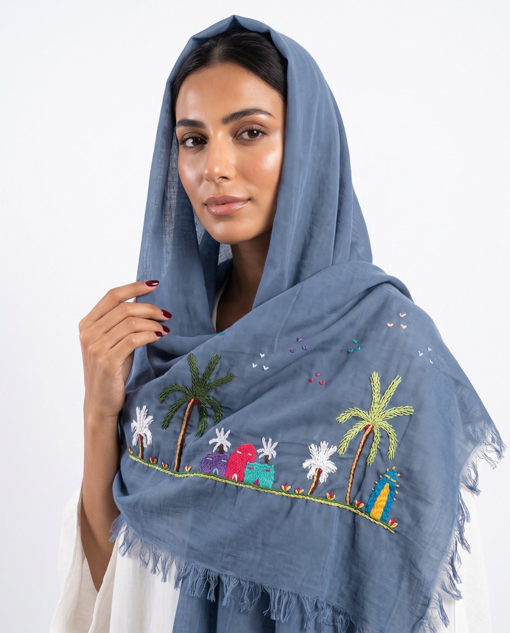 BIBA-BL SCARF - BADDARA - MIRA Y MANO