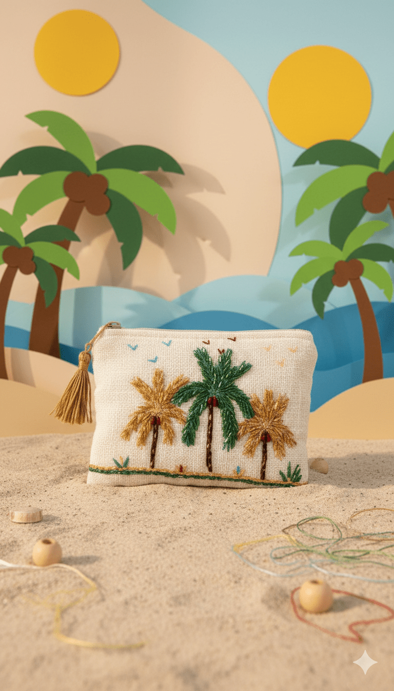 MARIA BEADS POUCH - BADDARA - MIRA Y MANO