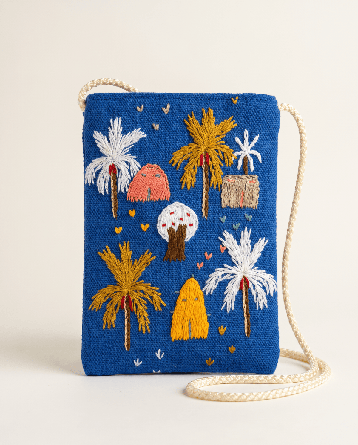 SALMA EMBROIDERY POUCH - BADDARA - MIRA Y MANO