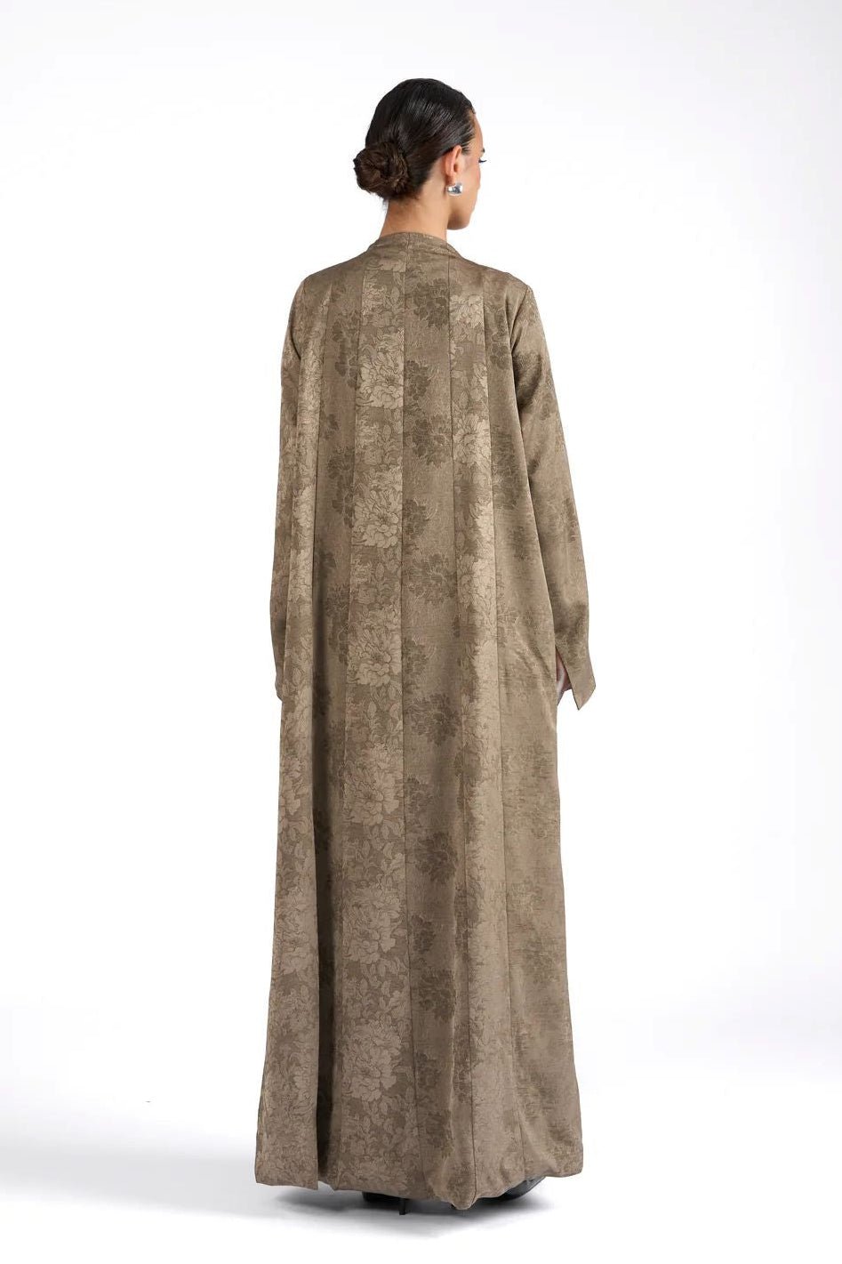 ALBA TAUPE ABAYA - BY NOUF - MIRA Y MANO