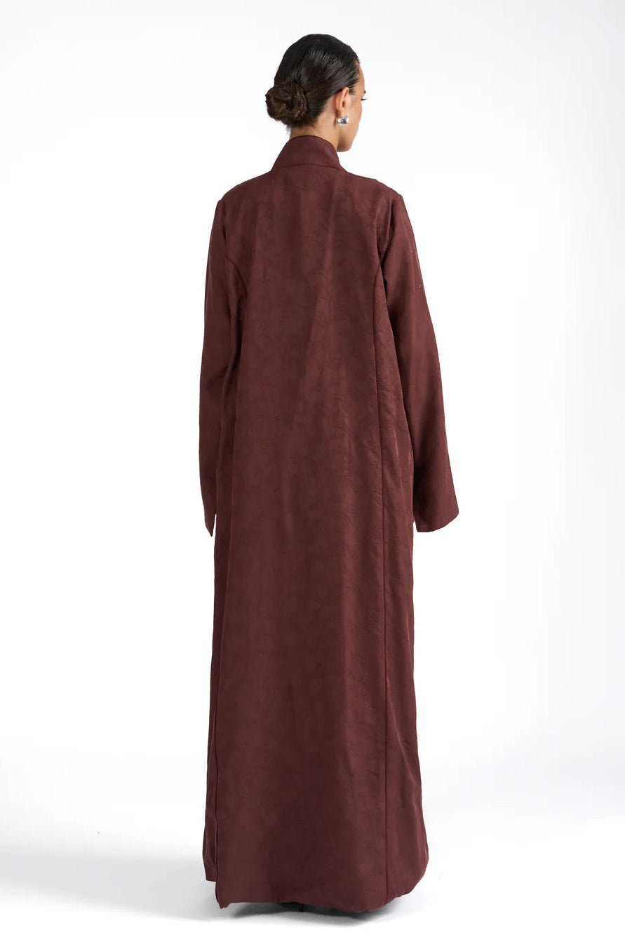 CLEO BROWN ABAYA - BY NOUF - MIRA Y MANO