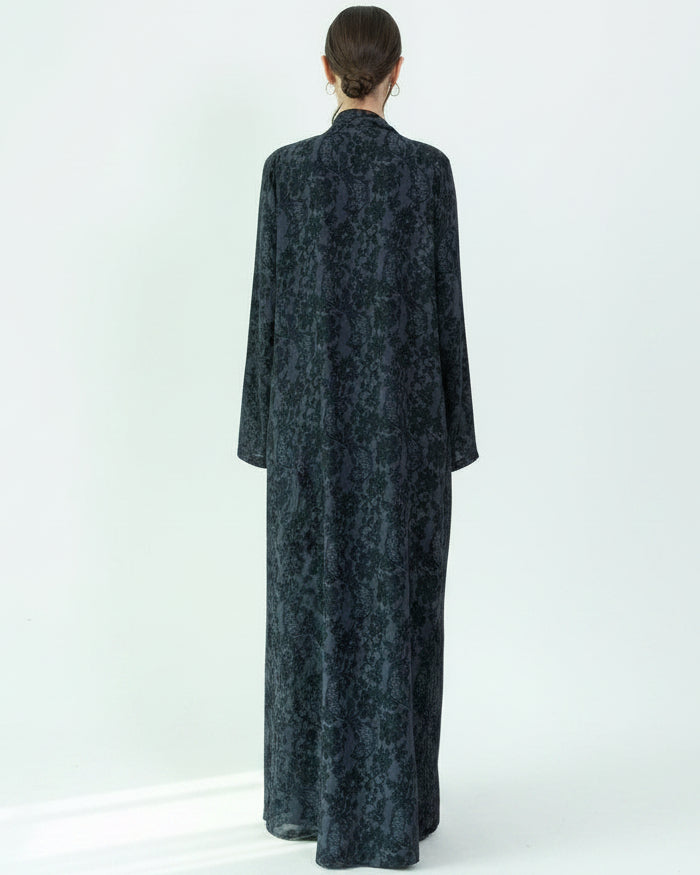 VELVET ROSE ABAYA - BY NOUF - MIRA Y MANO